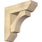 Ekena Millwork Westlake Slat Rough Sawn Bracket w/ Offset Brace, Douglas Fir, 8"W x 26"D x 26"H BKT0806X26X26WTL06RDF - alternate 1